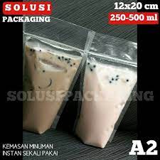 Jualan es kelapa muda / es degan. Jual Standing Pouch Kemasan Minuman Instan A2 Plastik Klip Zipper Zipl Kota Surabaya Hilleryshop Tokopedia