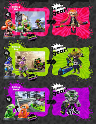 upcoming splatoon amiibo repaints to function in the same