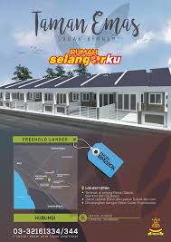 Harun hajadi, direktur ciputra grup mengungkapkan, proyek perumahan baru itu dihadirkan untuk menyasar segmen menengah atas. Taman Emas Sabak Bernam Rumah Selangorku Proppeek Com