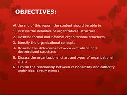 Organizational Structure