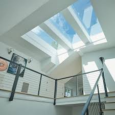 Walk on roof panels inset within a roof or patio area or a traditional pitched roof inset within an orangery in a range of coloured frame or glass options. Aluminum Glass Roof Skymax Velux Fixed