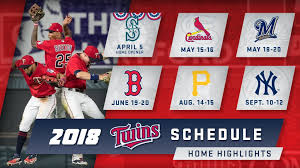* immediate game notifications for scores, close games, extra innings, and more! Minnesota Twins On Twitter And Don T Forget Your 2018 Printable Schedule Https T Co Jybi39buqs