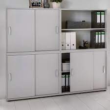 Choose from woodgrain finishes, durable metal designs and more. Office Furniture Filing Cabinet Shelf Set Typ1900 Light Grey Slidin