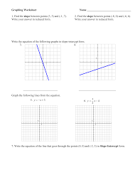 Finding Slope From Table Kuta Two Pointseet 6th Grade Graph Answers Pdf Graphing Lines Nilekayakclub