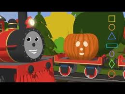 Educational Cartoon For Children Where Shawn The Train Teaches Different Shapes And Carves Pumpkins Halloween Kindergarten Kids Learning Videos Shapes For Kids
