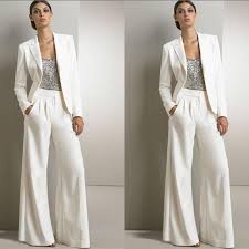 Formal Women Mother Ivory Pants Suits Mother Of The Bride Pant Suits Office Business Lady Jacket For Wedding Party Bridal Evening Wear Mathar Son Mother Of The Groom Suit From Lilliantan 151 76 If you are going to wear pants, you will still need to adhere to the stated or implied formality level or dress code. formal women mother ivory pants suits
