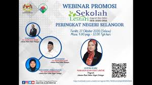 Pelancaran ops gempur jabatan alam sekitar negeri sabah tahun 2021. Webinar Promosi Sekolah Lestari Anugerah Alam Sekitar Sesi 2020 2021 Peringkat Negeri Selangor Youtube