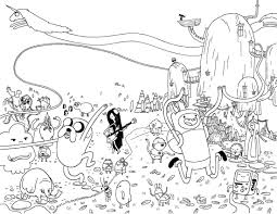Adventure Time Coloring Pages4 Free Printables Coloring Pages Adventure Time Coloring Pages Coloring Pages Cartoon Coloring Pages
