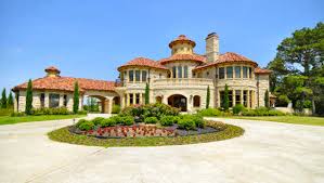 Architectures luxury mansion plans with stunning front yard part 17. Tuscan Inspired Mansion In Colleyville Tx Homes Of The Rich