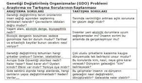 Tarih Egitimi Genetigi Degistirilmis Organizmalar Gdo Problemi Egitim Tarih Cevreci