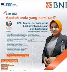 Paling lambat tanggal 24 juli 2020. Lowongan Kerja Pt Bank Negara Indonesia Persero Tbk Goletskerja