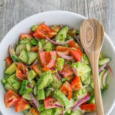 Foodallergy Cucumber Tomato Avocado Salad Http Www Yummly Com Recipe Cucumber Tomato Avo Avocado Salad Recipes Healthy Recipes Cucumber Tomato Avocado Salad