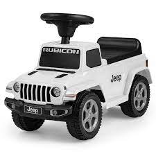 Amazon.com: OLAKIDS 騎乘手推車,授權吉普車腳到地板滑動幼兒玩具,附方向盤、喇叭、引擎聲音、座椅下收納、嬰兒步行賽車禮物,適合1.5-3  歲的男孩女孩(白色) : 玩具和遊戲