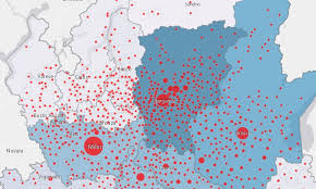 Milano mappa della città provincia. La Mappa Dei Contagi In Provincia Di Lecco Comune Per Comune