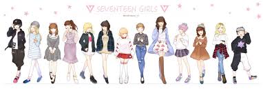 Seventeen As Girls Fanart