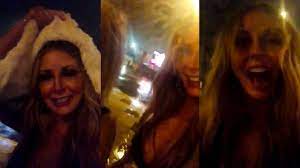 More friends in our friends section.? Carol Vorderman Screams As She Gets Drenched In Rain Wearing Very Busty Dress On Night Out Celebrity News Showbiz Tv Express Co Uk