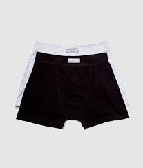 Hombres en boxer negro pack. Pack 2 Boxers Cerrados Para Hombre En Algodon Elastico Moda Mpks Abanderado