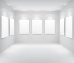 Exhibition Gallery Template Vector 2 Ad Aff Sponsored Gallery Template Vector Exhibition In 2020 Frames On Wall Empty Frames Vector Free