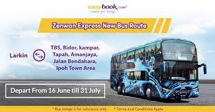 Available on request from acft maintenance company based at ipoh airport (executive jets sdn. Easybook On Twitter Get Excited Starting From 16 Jun 2020 Until 31 July 2020 You Can Easily Travel Between Larkin To Tbs Bidor Kampar Tapah Amanjaya Jalan Bendahara And Ipoh Town Area