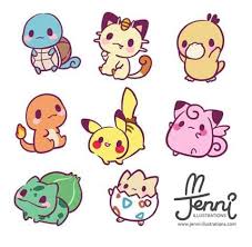 Jenni Illustrations Chibi Pokemon Dessin Pokemon Dessin Kawaii Animaux