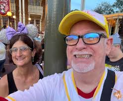 Meeting friends at Walt Disney World