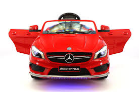 Mercedes Cla45 12v Kids Ride On Car Mp3 Usb Player Battery Powered Wheels R C Parental Remote Red Kids Ride On Ride On Toys Toy Car