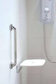 Water stopper installs along shower threshold. Bathroom Aid Safety Rails Bathroom Handicap Safety Grab Bar 50cm Bathroom Grab Bars Handrail Showers Larger Stainless Steel Handle Bathtub Handrails Shower Support Handle Tools Home Improvement Kitchen Bathroom Fixtures