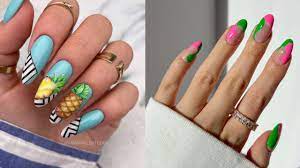 Cute tropical nails