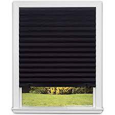 Just cut to size, peel the adhesive off the temporary pleated window shade and stick wherever you desire. Amazon Com Redi Shade 1617201 Original Blackout Pleated Paper Shade 36 In X 72 In 6 Pack Black Home Improvement