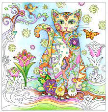 I am also sharing my coloring empties with you. Creative Cats Marjorie S Coloring Journal Marjorie Sarnat Design Illustration