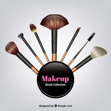 realistic make up brush collection