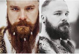 Viking beard styles with beads. Pin On Braided Beard