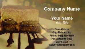 Yummy pink cupcake icing ice cream drips business card. Cake Decorator Business Cards