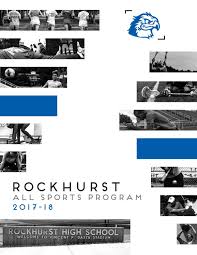 All Sports Program 2017-18 by Rockhurst High School's Publications