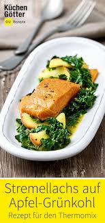 Stremellachs Auf Grunkohl Rezept Fur Den Thermomix Rezept Rezepte Grunkohl Grunkohl Rezepte