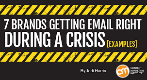 My past experience with agencies has been high cost our main objective was to achieve email list growth & increase sales through this channel. 7 Brands Getting Email Right During A Crisis Examples
