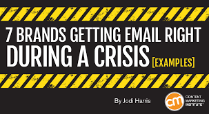 Create and maintain customer and partner relationships. 7 Brands Getting Email Right During A Crisis Examples