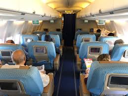 There were ife monitors but there was no entertainment playing, only music channels. Egyptair 737 Business Class Review I One Mile At A Time