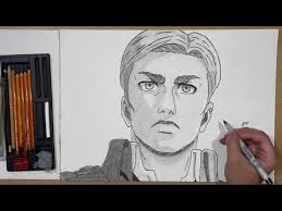 Drawing Erwin Smith || Attack On Titan || Shading