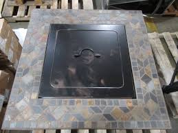A 112712 there is no spark from the igniter. Hampton Bay Crossridge 50 000 Btu Antique Bronze Finish Gas Fire Pit G Ftb 51057b Stripped Screws For Door And Lp Base Mn Home Outlet Burnsville 119 Saturday Pick Up Only 10 00am