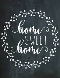 Download This Free Home Sweet Home Chalkboard Printable Here Now Free Chalkboard Printables Chalkboard Printables Chalkboard Lettering