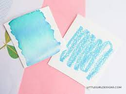 Watercolor markers don't know how to mix colors? How To Make A Sewn Watercolor Card The Crafty Blog Stalker
