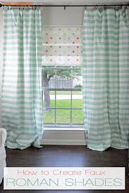 How to make easy roman shades. How To Create Faux Roman Shades I Should Be Mopping The Floor