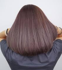 Simple Sophisticated Stylish Smooth Ash Violet Color Tones On Mid Length Hair By Number76 Singapore Hair Lengths Mid Length Hair Hair Inspo Color