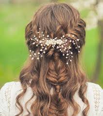 Every woman wants her bridal look special and beautiful. 50 Simple Bridal Hairstyles For Curly Hair
