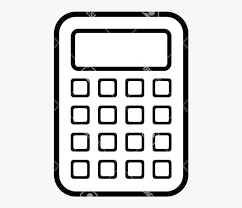 Calculator on white background vector. Calculator Clipart Clip Arts For Free On Transparent Calculator Clipart Black And White Hd Png Download Kindpng