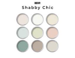 Shabby Chic Behr Paint Palette Cottage