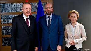 Ursula von der leyen, the european commission's first female president, was surprised after being left without a chair during a meeting of the eu's two presidents and turkey's leader, recep tayyip erdoğan, and has demanded such a snub is never repeated. Eu Remains Committed To Refugee Pact With Turkey News Dw 09 03 2020