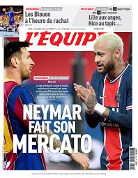 Il fallait s'y attendre : Barca Universal On Twitter L Equipe Neymar Picks His Transfer Window