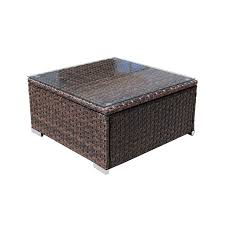 Made from solid rattan, it creates a perfect proposition for a conversational point, both indoors and outdoors. Dimar Garden Outdoor Coffee Table Wicker Patio Furniture Conversation Set Lawn Garden Tea Table Rattan Patio Coffee Tables With Glass Top 25 2in Mix Brown Buy Online In Antigua And Barbuda At Antigua Desertcart Com